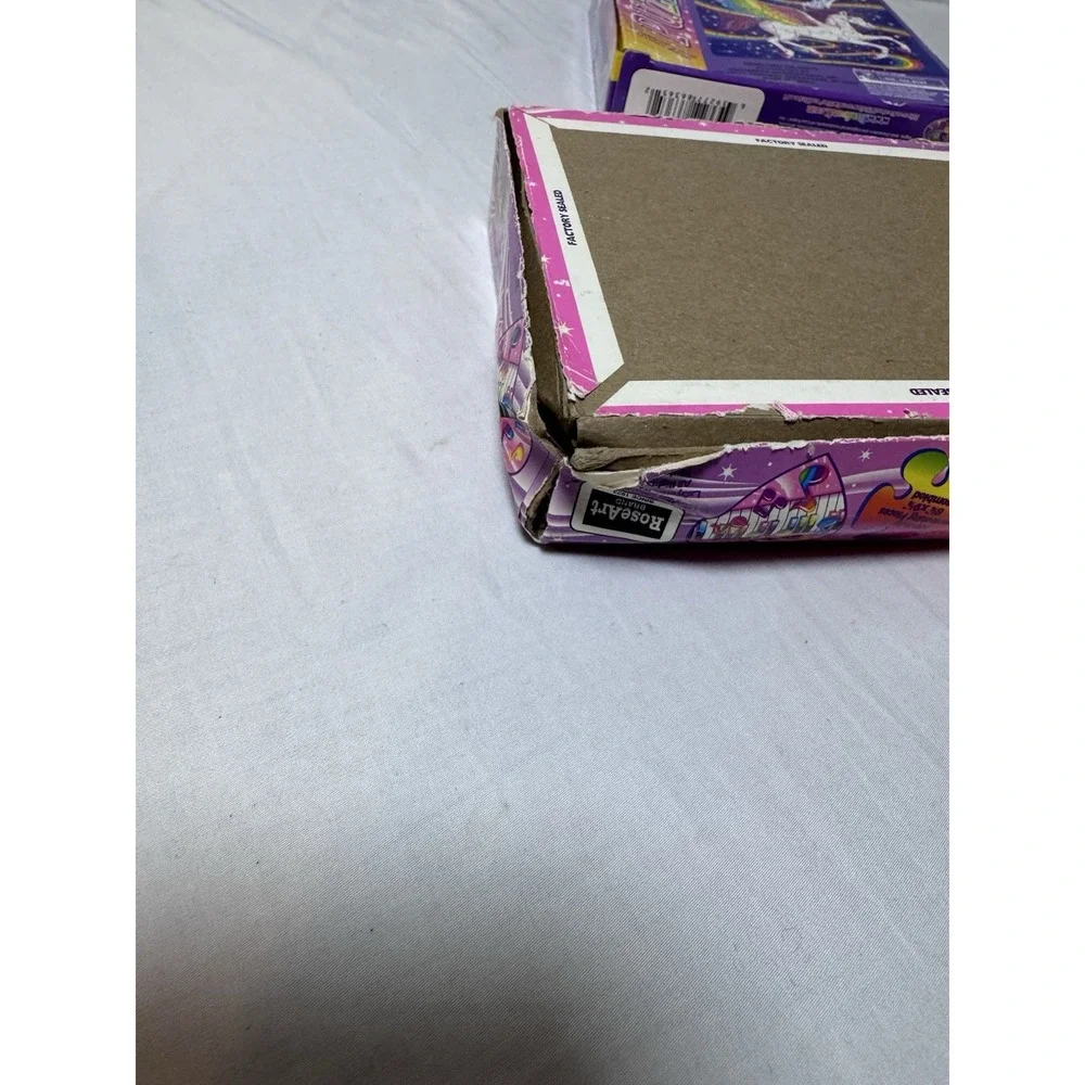 2x Lisa Frank Heart Shaped Puzzle Rose Art 1992 Vintage Piano - Missing Pieces